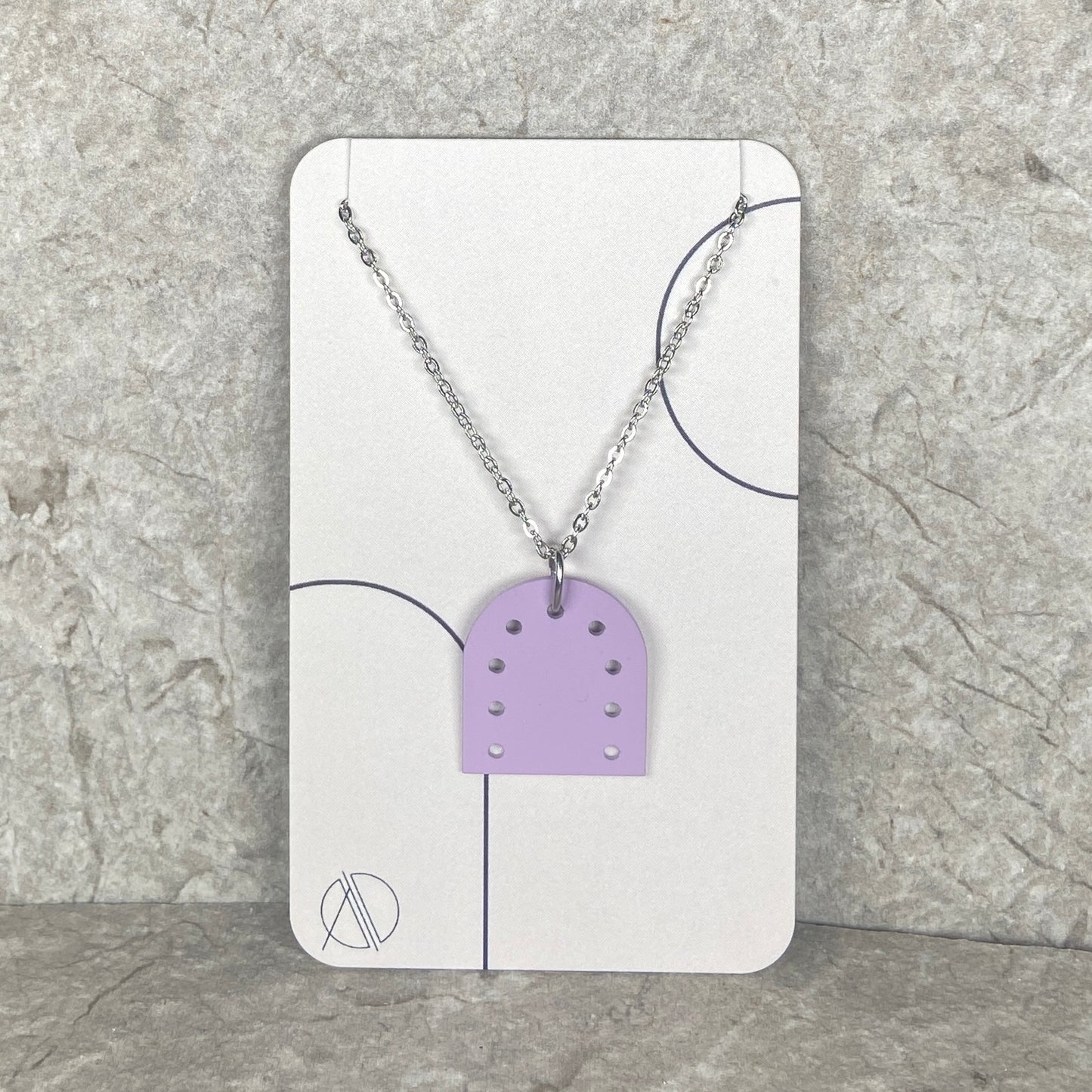 
                  
                    dotted arch pendant - 4 colours
                  
                